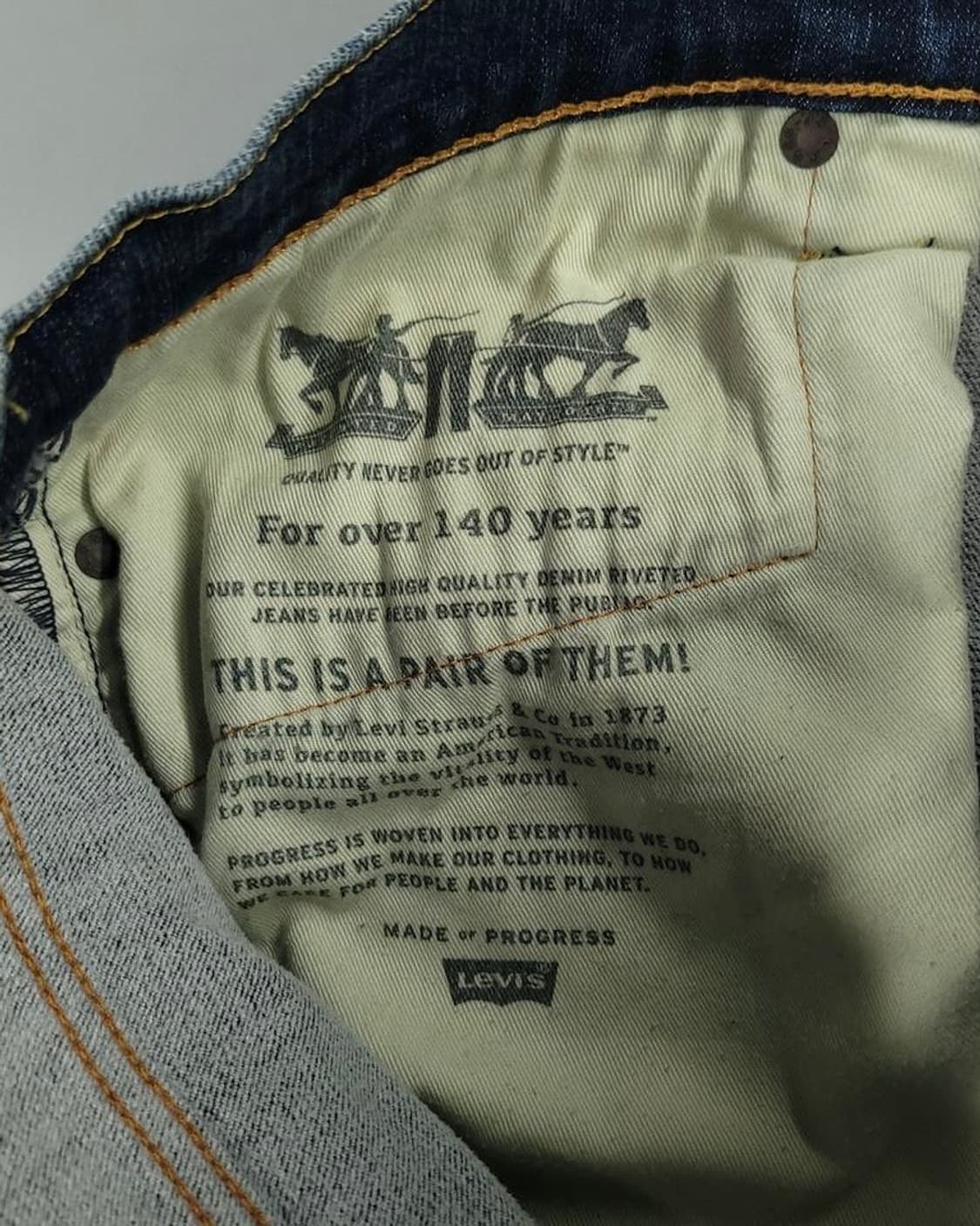 리바이스 511 (슬림 스트레이트핏) 32x32 상품이미지10