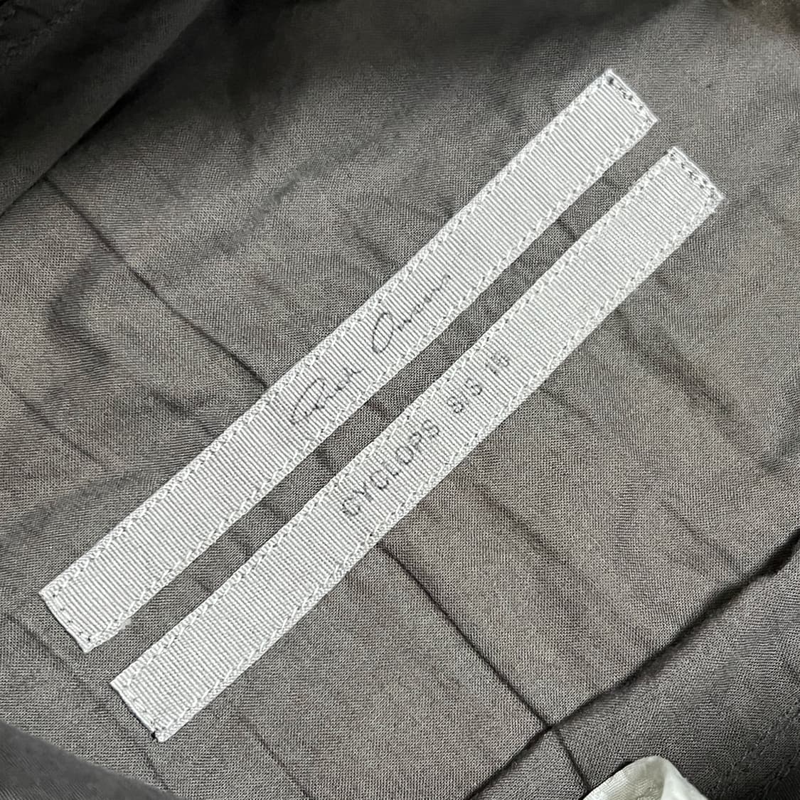 릭오웬스 16SS "CYCLOPS" 드로우스트링 크롭 팬츠 다크 더스트 상품이미지6