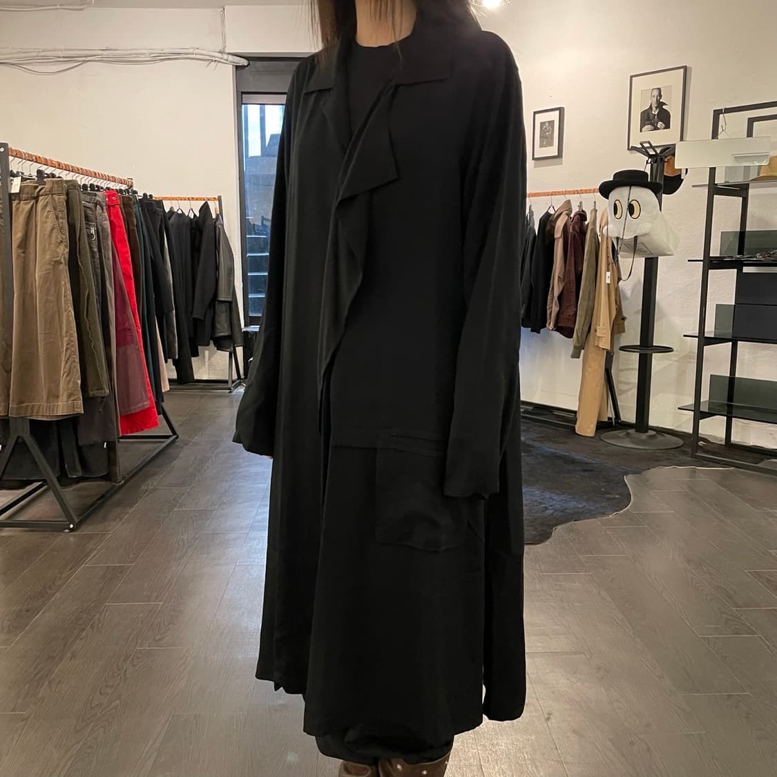 요지야마모토 드레이핑 롱셔츠 상품이미지4