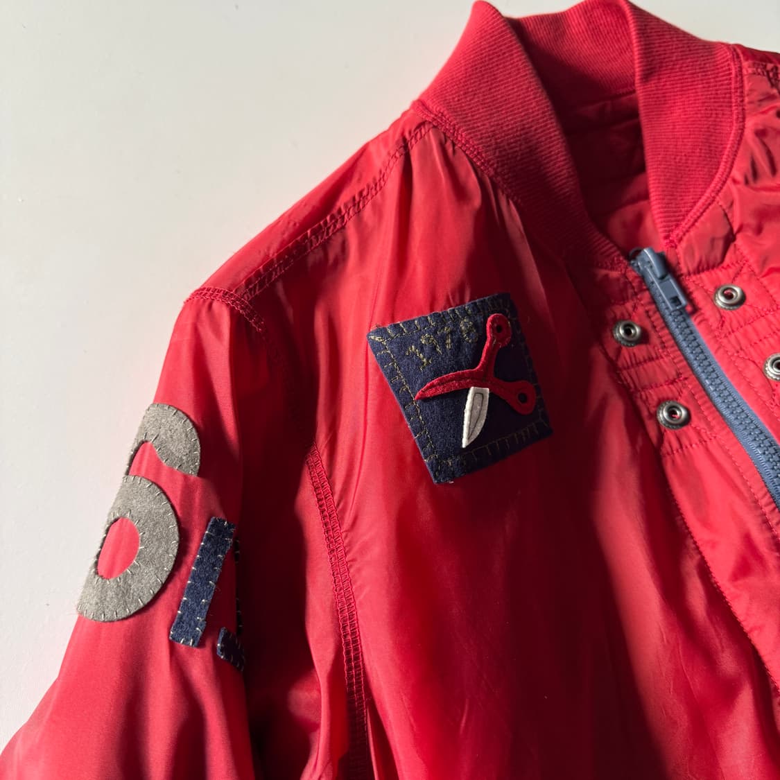 00‘s 디젤 자수 블루종  상품이미지2