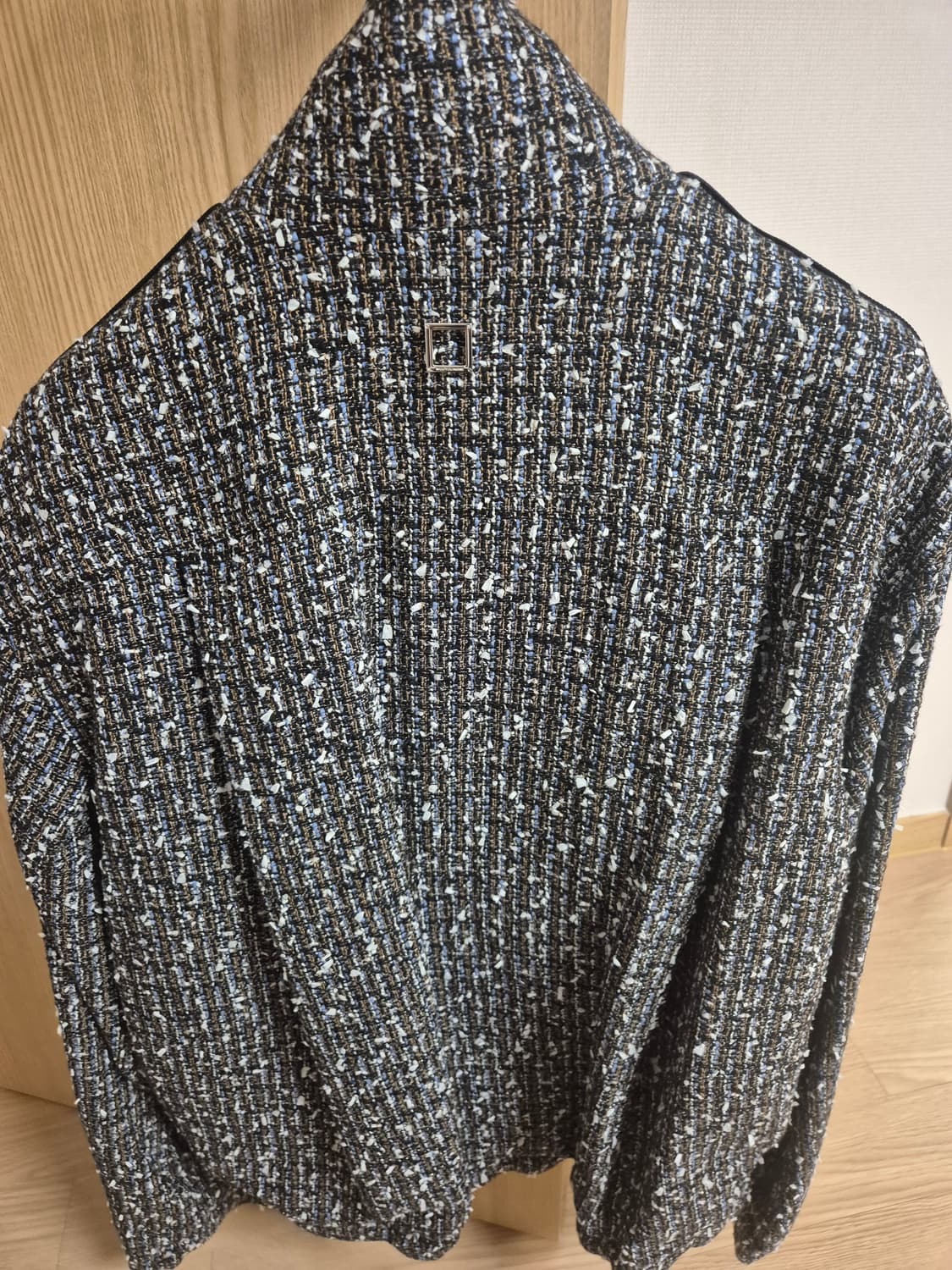 (새상품 44) 우영미 25fw 블루 트위드 트랙자켓 상품이미지2