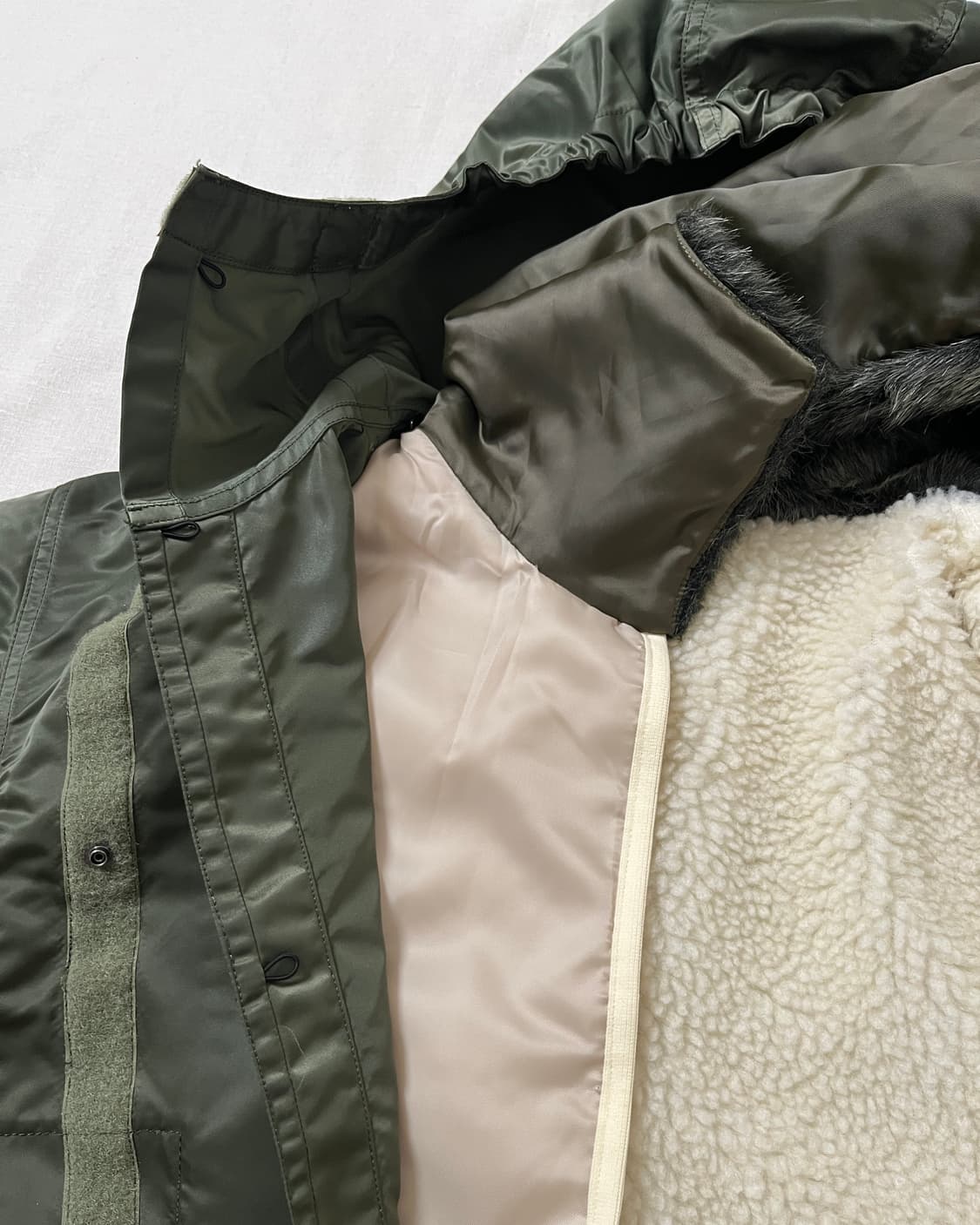 토가 비릴리스 밀리터리 파카 toga virilis 오버랩 파카 상품이미지7