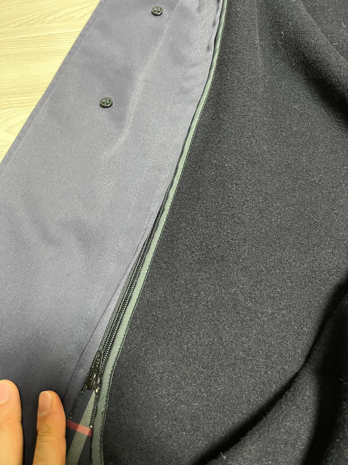 버버리 트렌치코트 네이비  상품이미지4