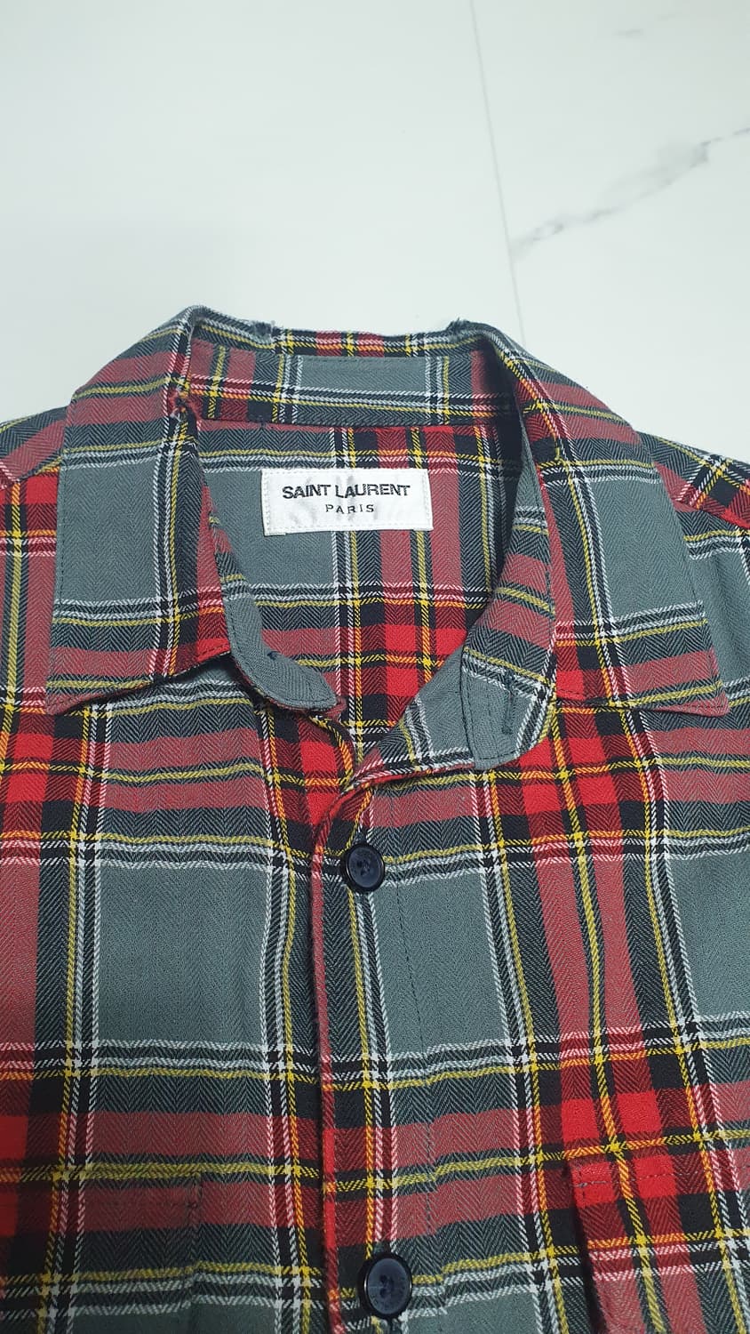생로랑 체크셔츠 상품이미지9