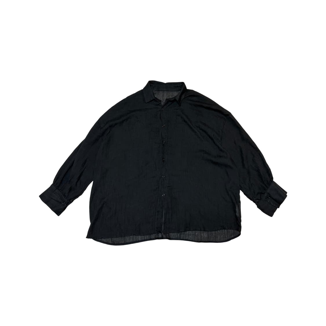 Oversized button-up see-through shirt 상품이미지2