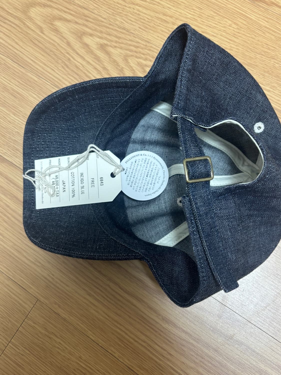 풀카운트 데님 볼캡 모자  상품이미지3