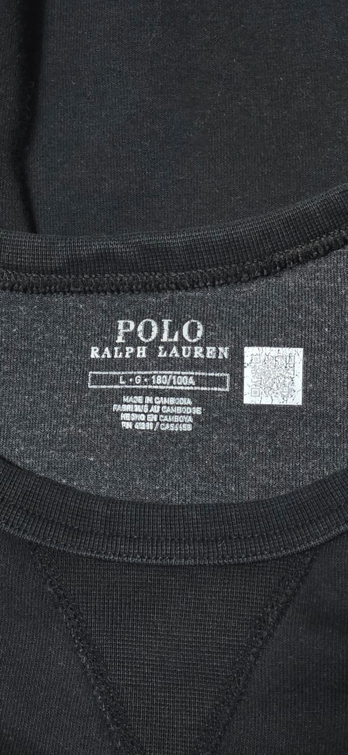 폴로 랄프로렌 남성 맨투맨 블랙 L 상품이미지3