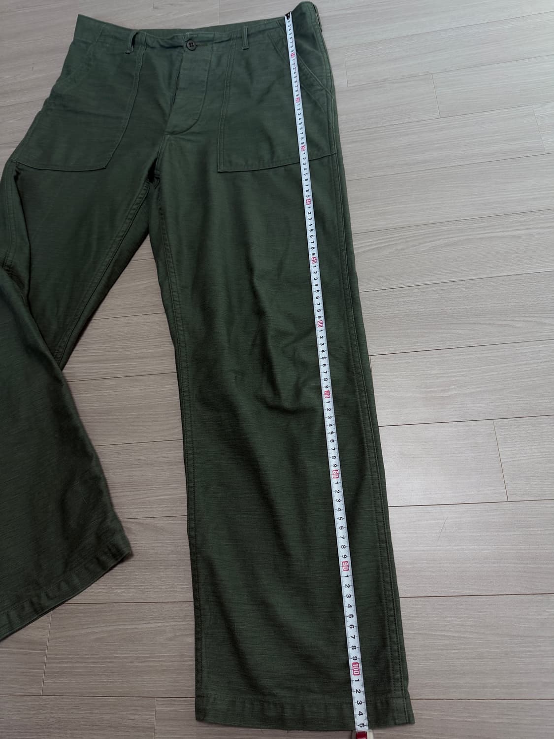 orslow 오어슬로우 퍼티그 레귤러핏 4사이즈 노수선 상품이미지5