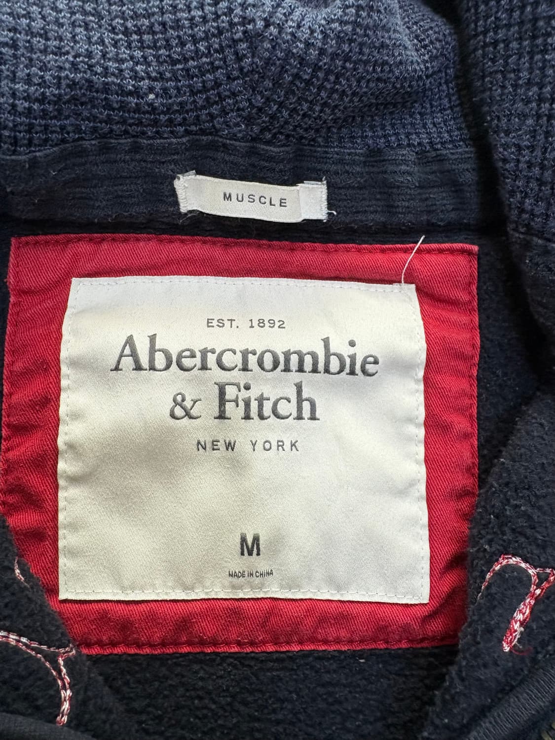 아베크롬비 후드집업 네이비 m 상품이미지2