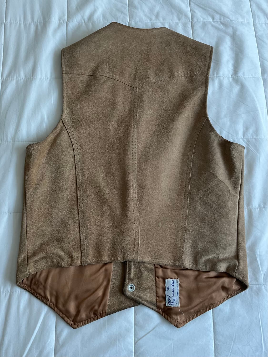70‘s LEVI'S 오렌지탭 웨스턴 스웨이드 베스트 상품이미지10
