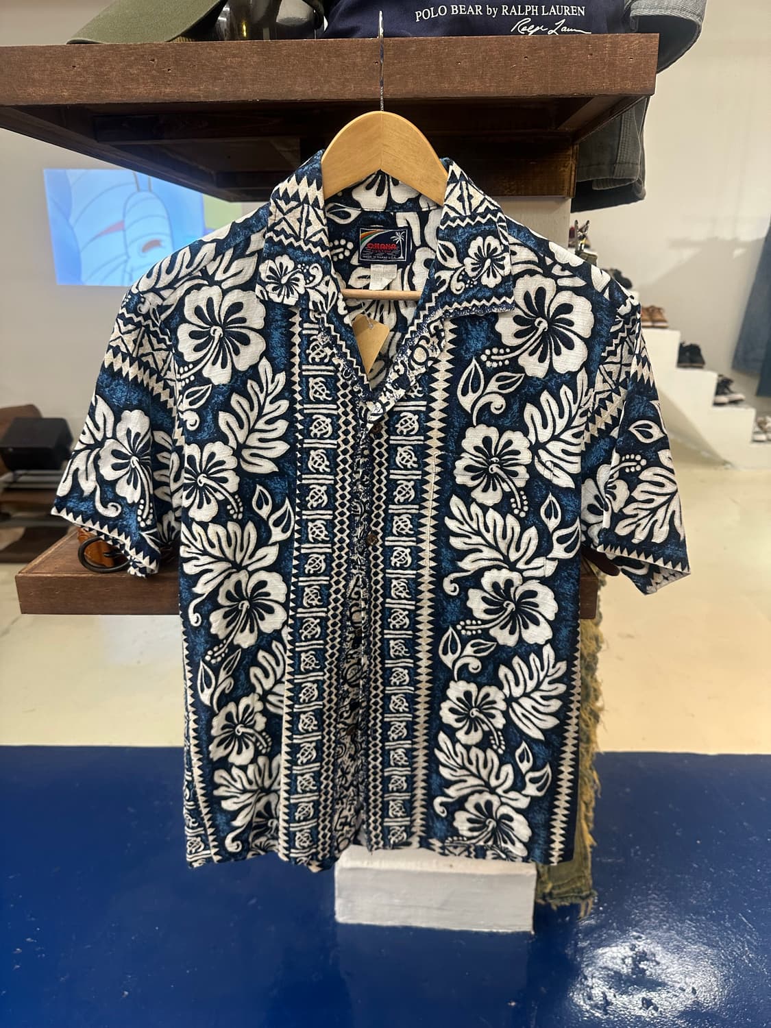 Ohana 우드 버튼 hawaii 하와이안 셔츠 상품이미지3