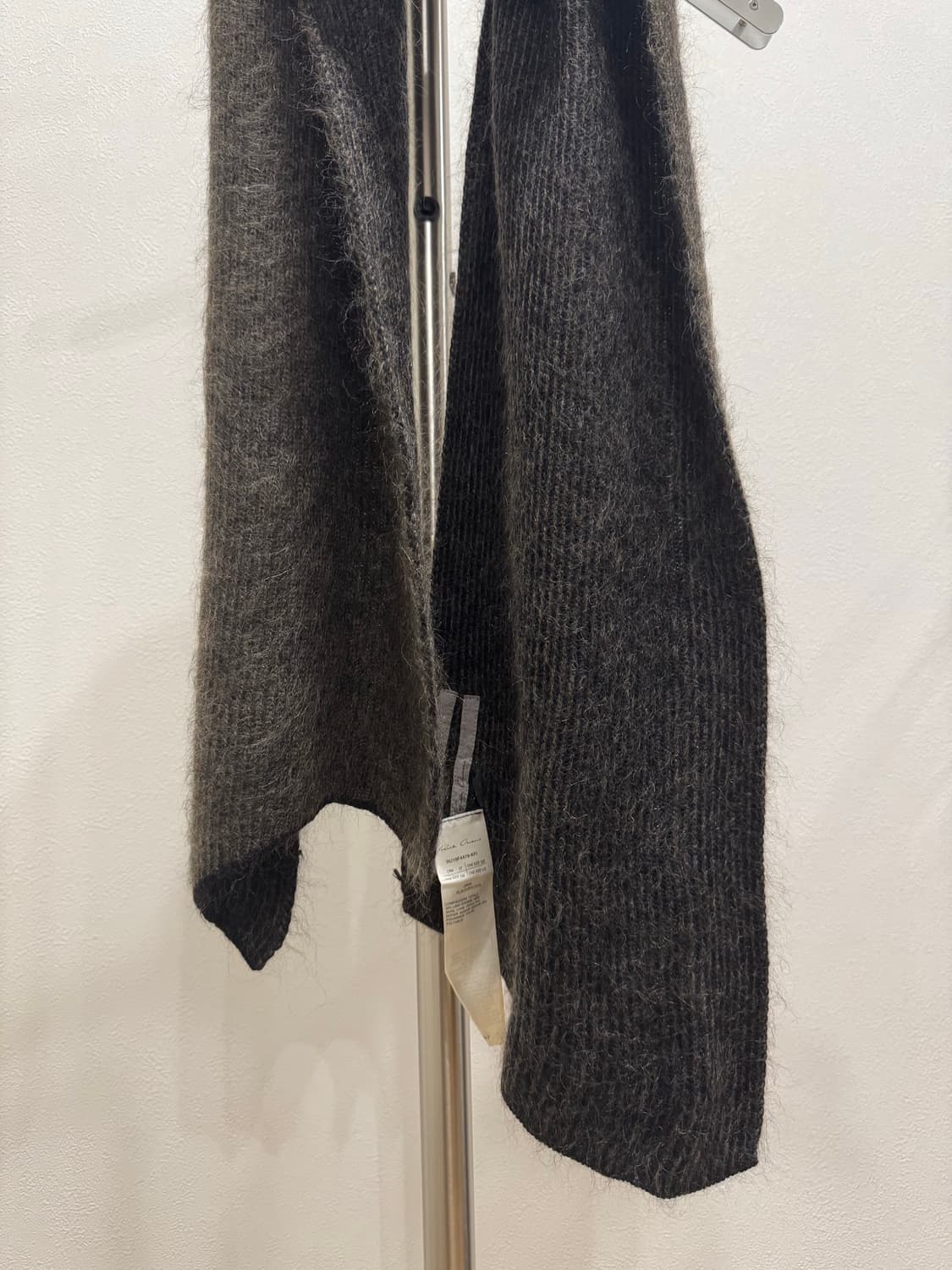 릭오웬스 19aw 블랙브라운 더블사이드 머플러 상품이미지5