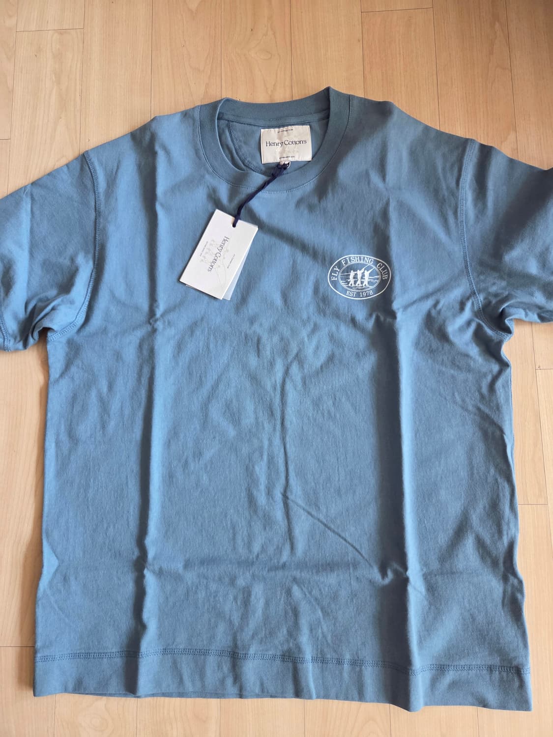 헨리코튼 FFC 반팔티셔츠 105 블루 새상품 상품이미지1