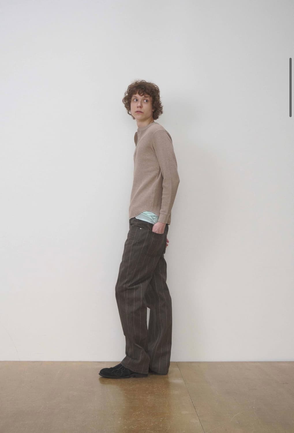 17end 스트라이프 데님진 상품이미지2