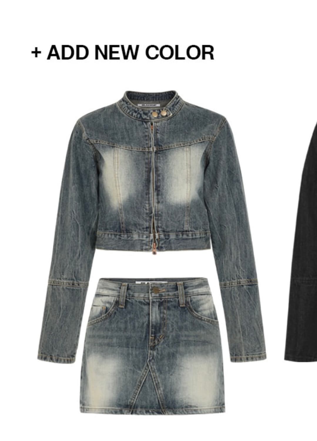 블랙업 클레븐 셋업 상의 S / 하의 M 상품이미지1