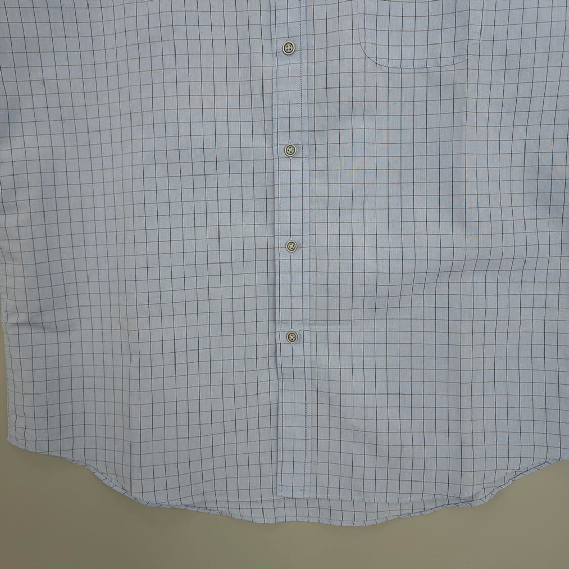 카운테스마라 Countess Mara 체크 반팔 셔츠 블루 110 상품이미지4