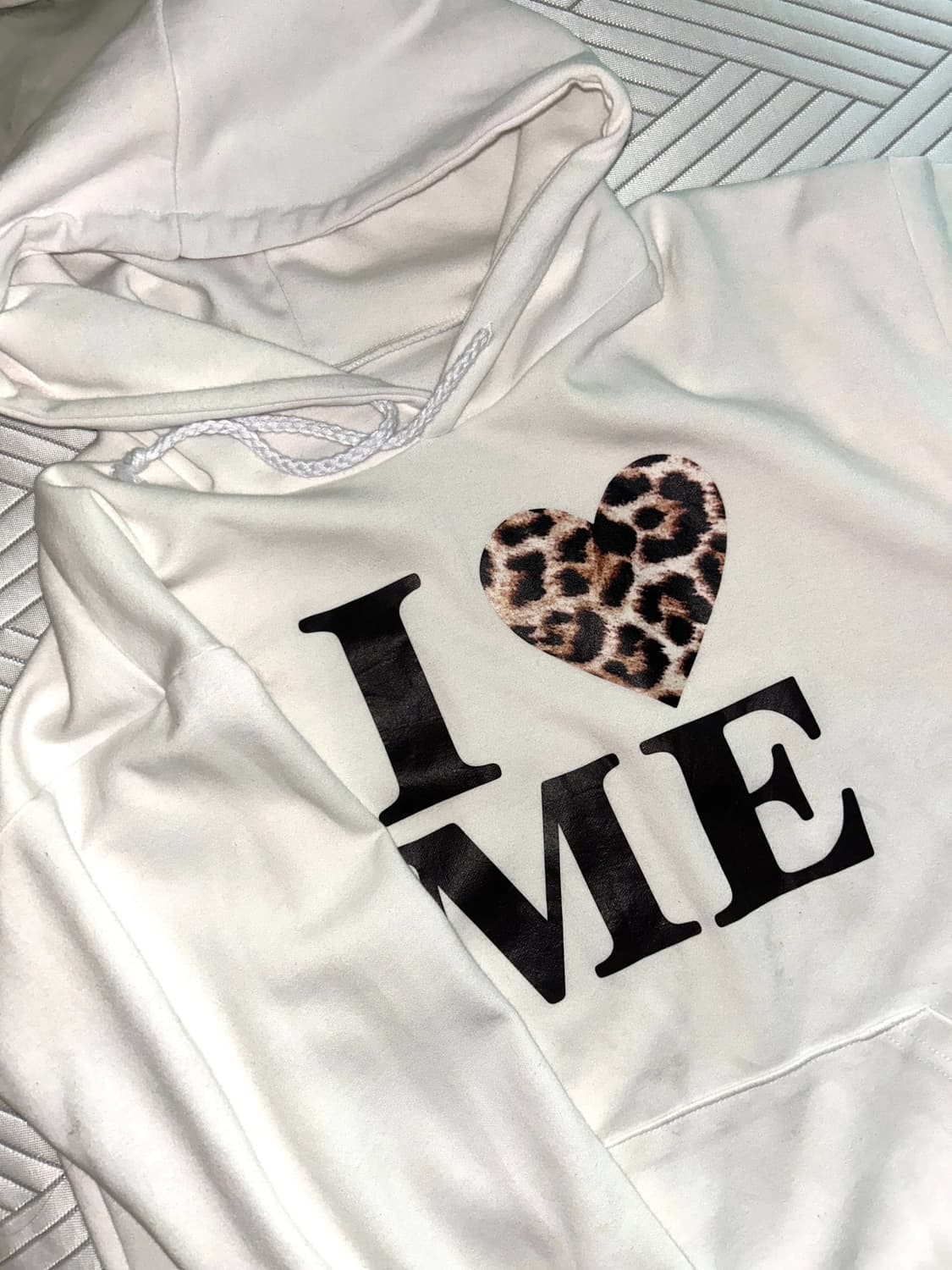 VINTAGE I LOVE ME HOOD 호피 후드 후드티 상품이미지1