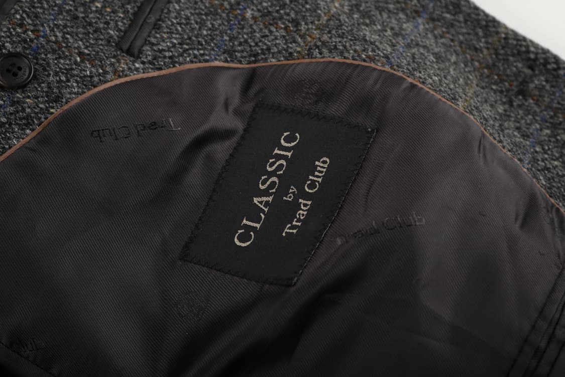 [L] 빈티지 해리스트위드 엘보우 패치 울자켓 상품이미지5