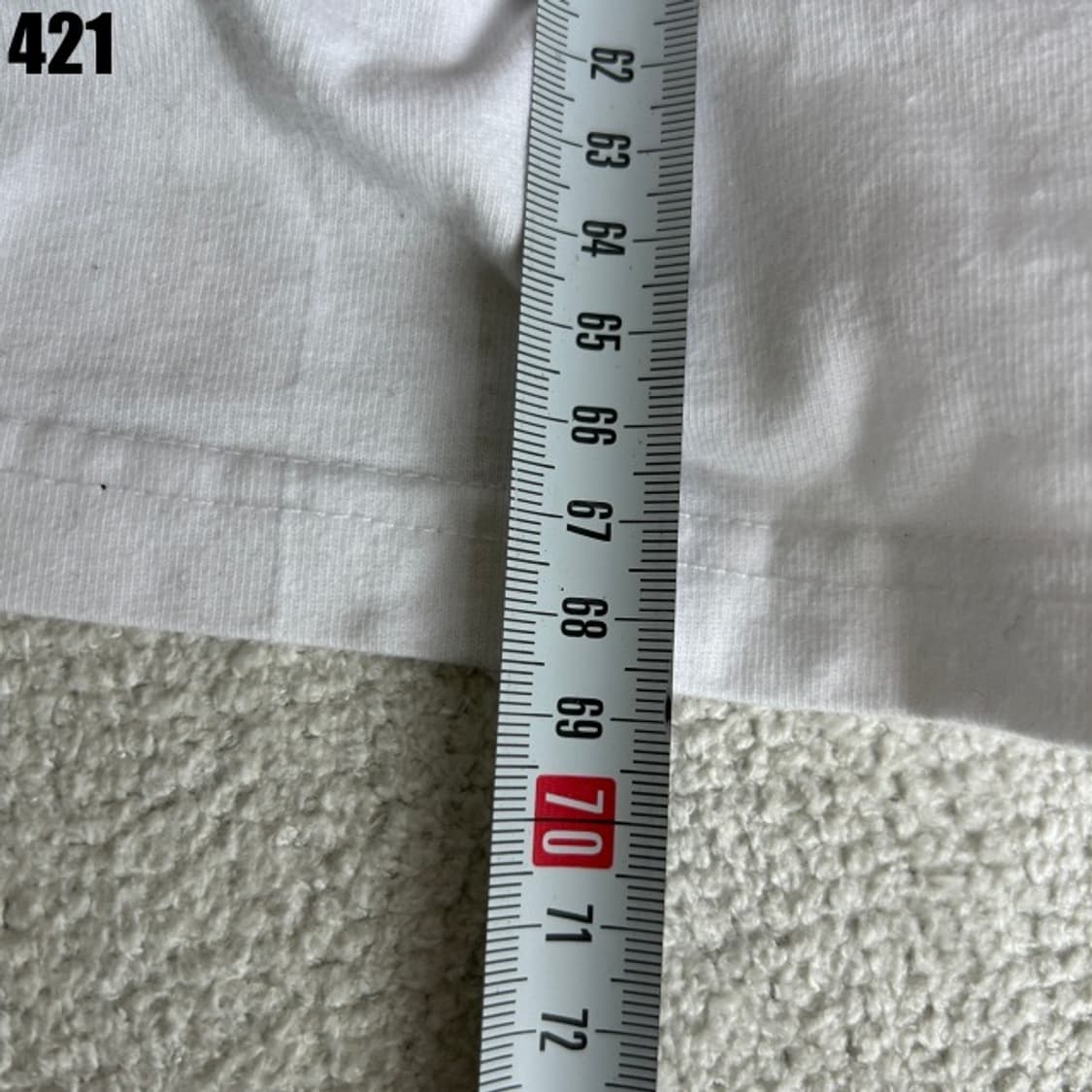 예일 흰색 반팔티  상품이미지5