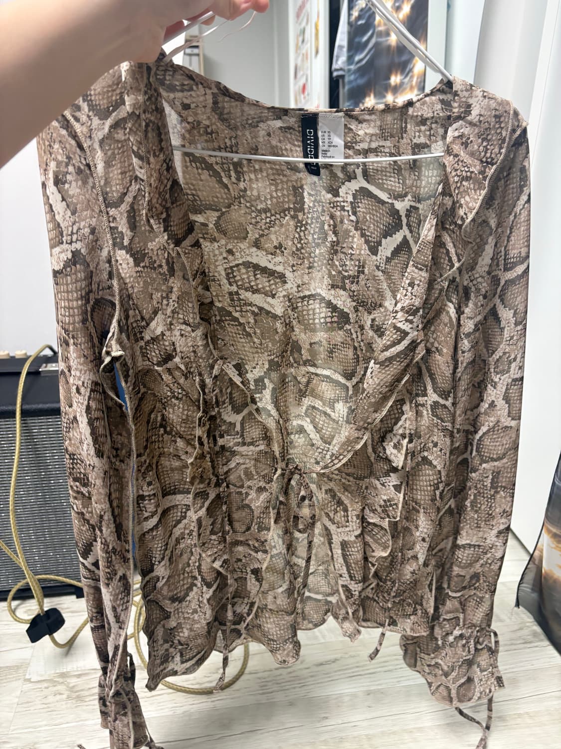 H&M 시스루 블라우스(새상품) 상품이미지1