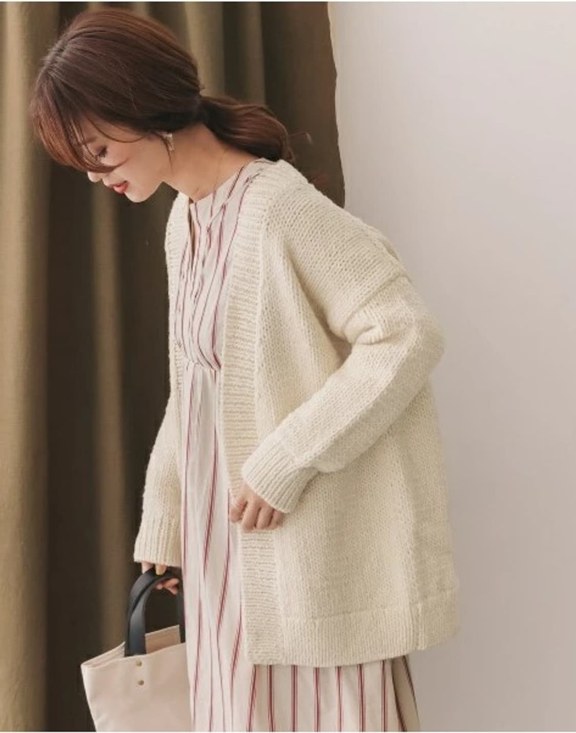 어반 리서치 가디건 페루산 울100% 상품이미지2