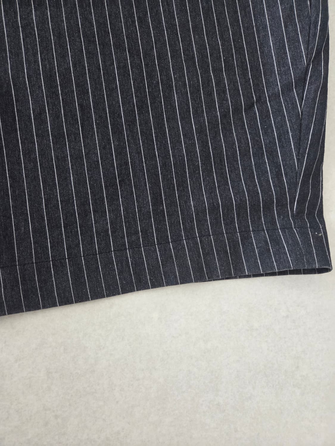 pushpush 스트라이프팬츠 black 상품이미지6