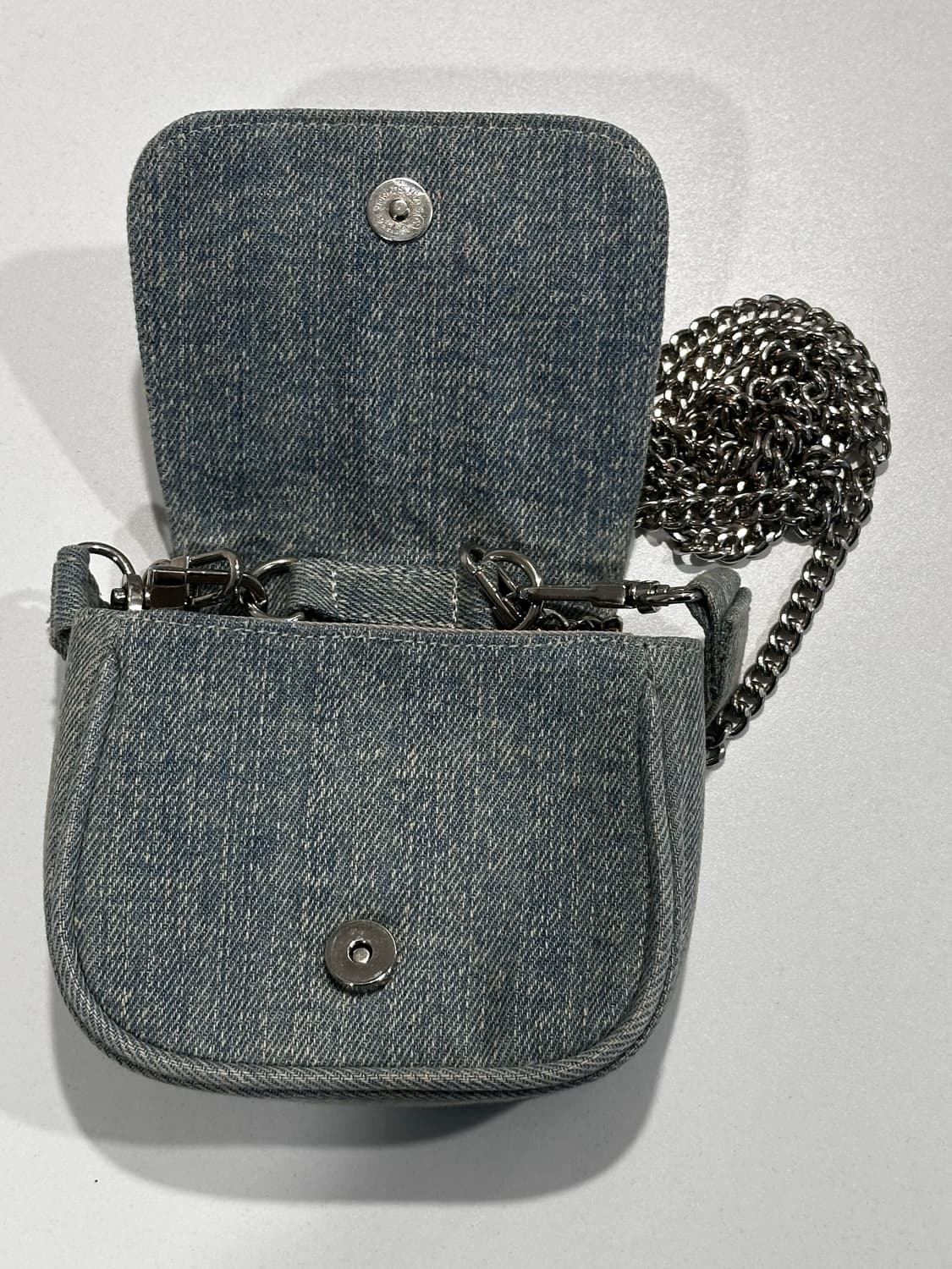 Fillintheblank- vintage denim micro bag 상품이미지6