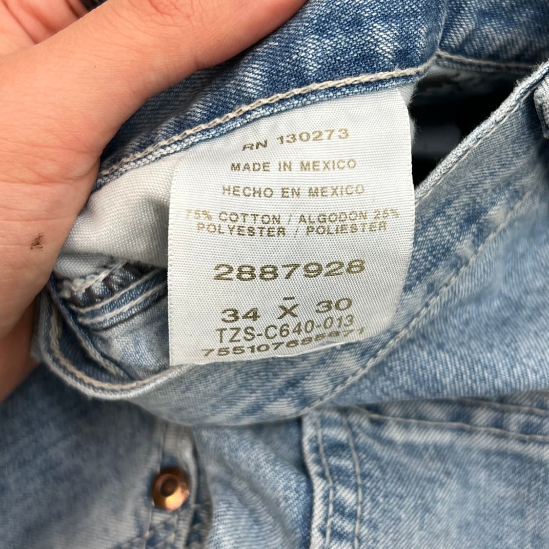 리 루즈핏 카펜터 데님 팬츠 r2893 상품이미지7