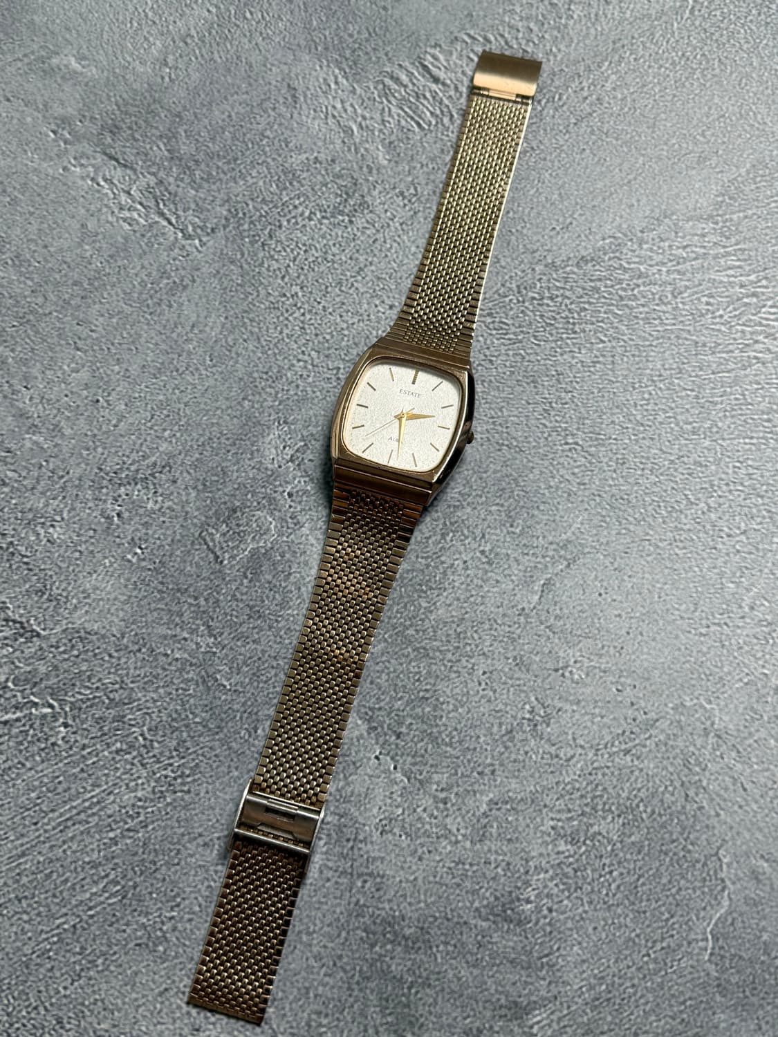 세이코 Seiko ALBA Estate 쿼츠 스퀘어 프로스티드 다이얼  상품이미지4