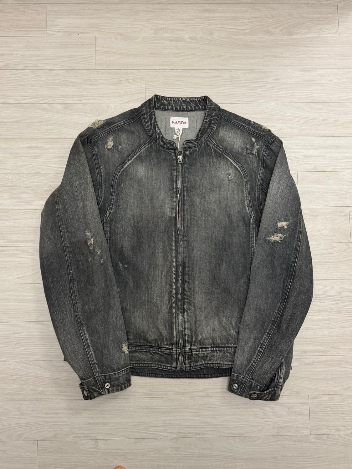 KAMIYA 카미야 데님 바이커 자켓 상품이미지3