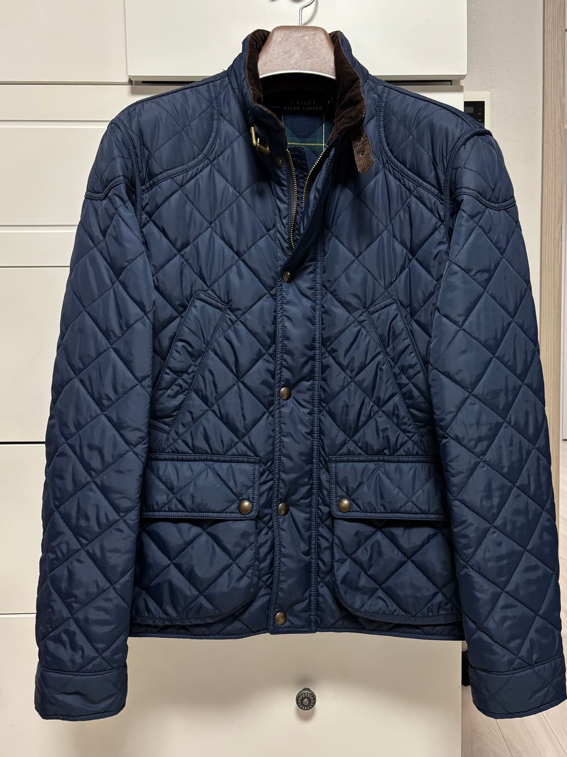 폴로 랄프로렌 퀼팅자켓 M 네이비 상품이미지1