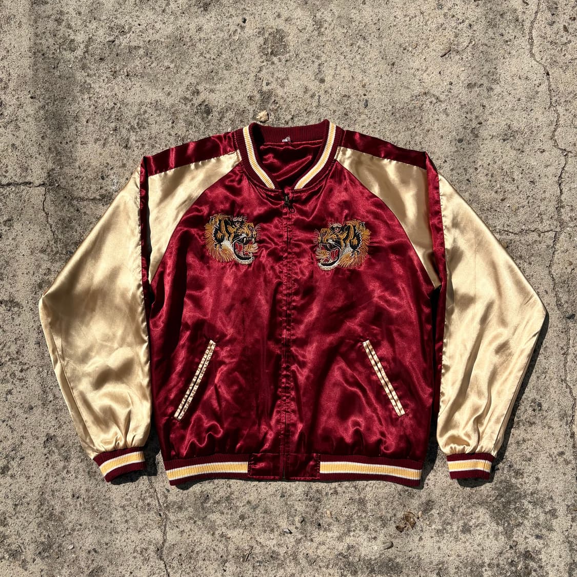 (L) 빈티지 호랑이 자수 스카잔 자켓 상품이미지1