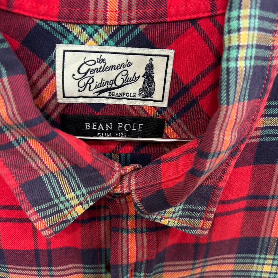 빈폴 GRC 슬림핏 타탄체크 코튼 셔츠 상품이미지3