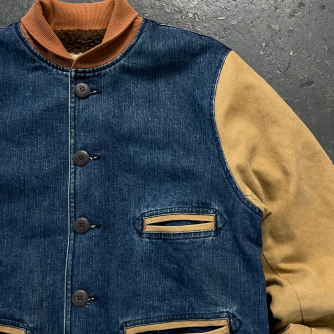 95 구즈베리 레이 스포트 데님 바시티 자켓 상품이미지2