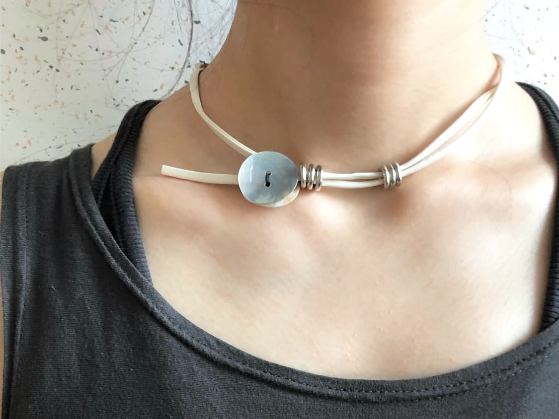 017. Heart - Button Choker 상품이미지2