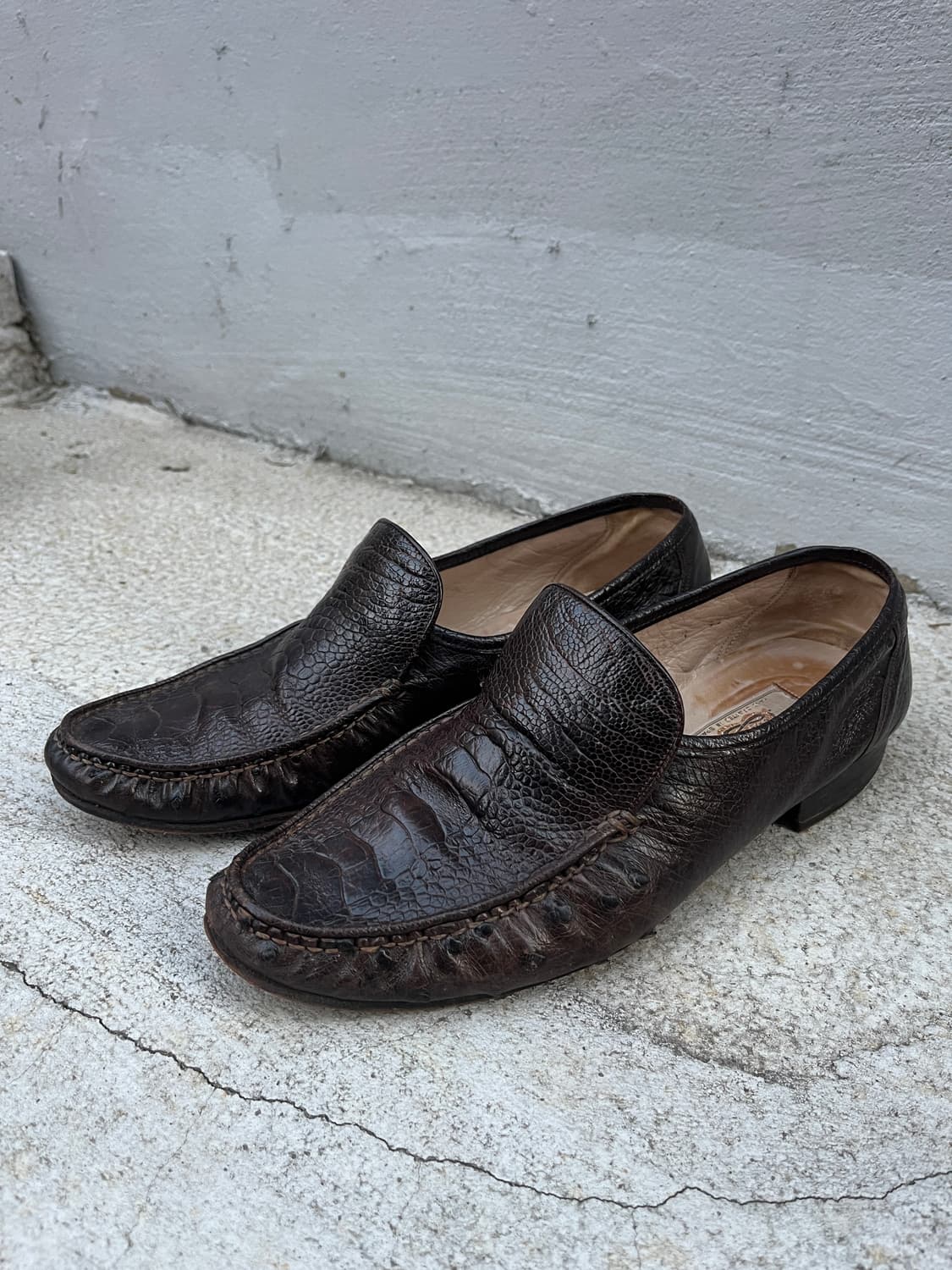 메즐란(mezlan)오스트리치 로퍼 상품이미지1