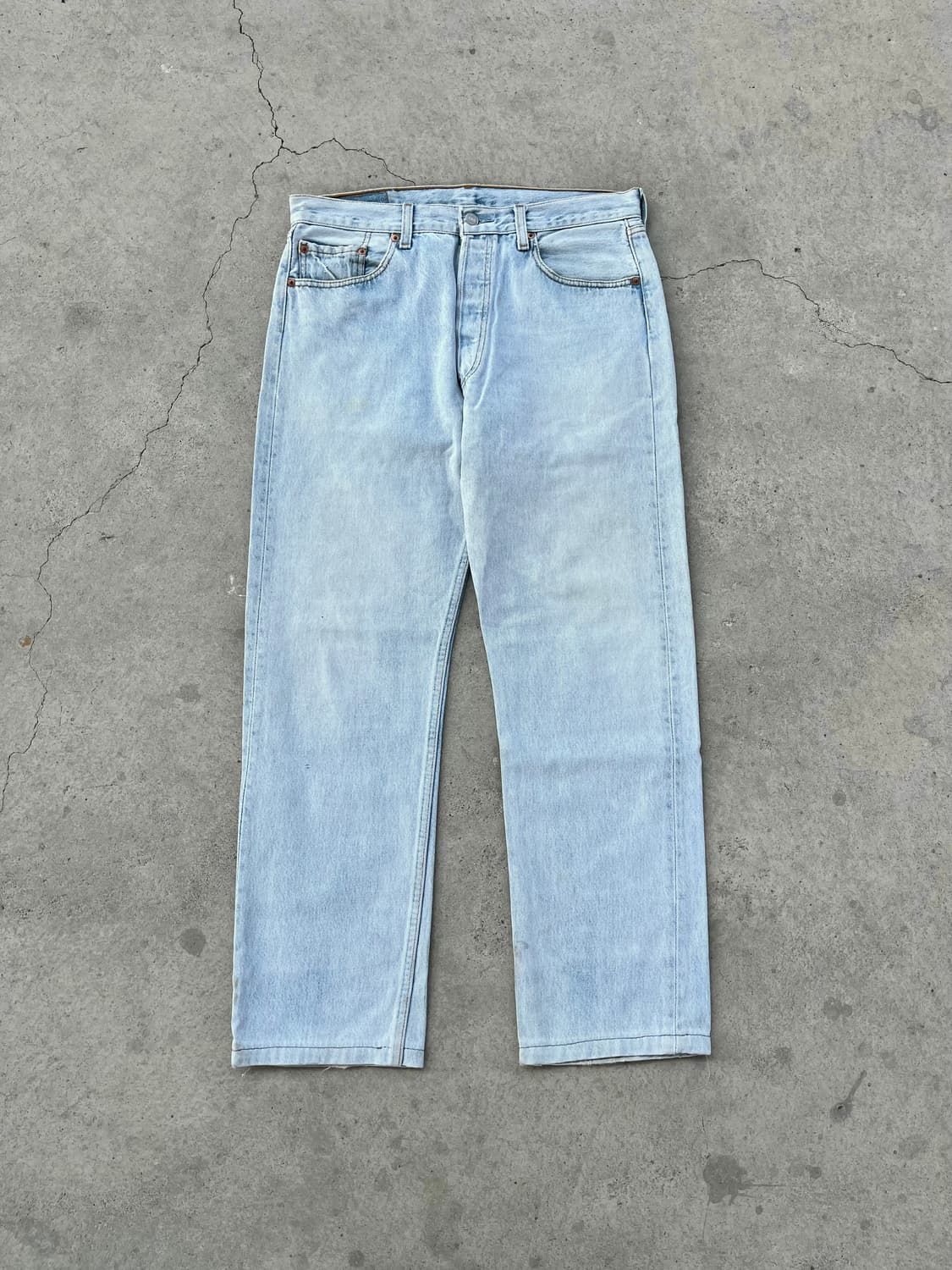 빈티지 리바이스 501 데님 팬츠 연청 상품이미지1