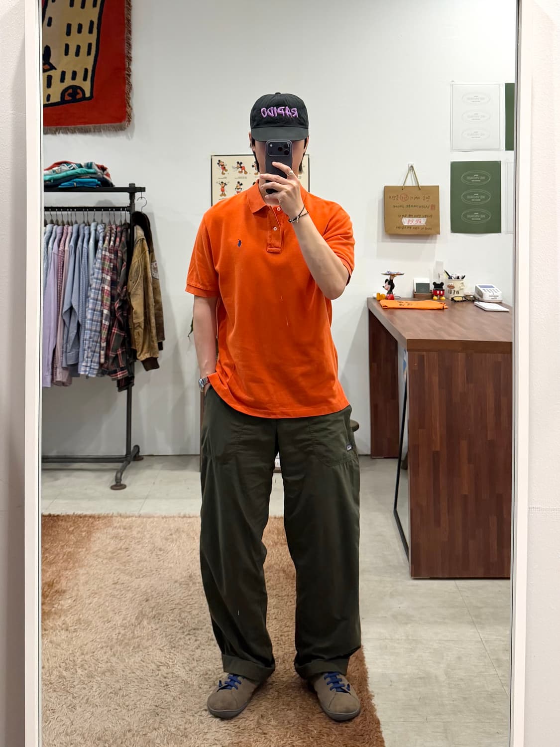 Polo RL 폴로 랄프로렌 pk 반팔 티셔츠 (Orange) 상품이미지2