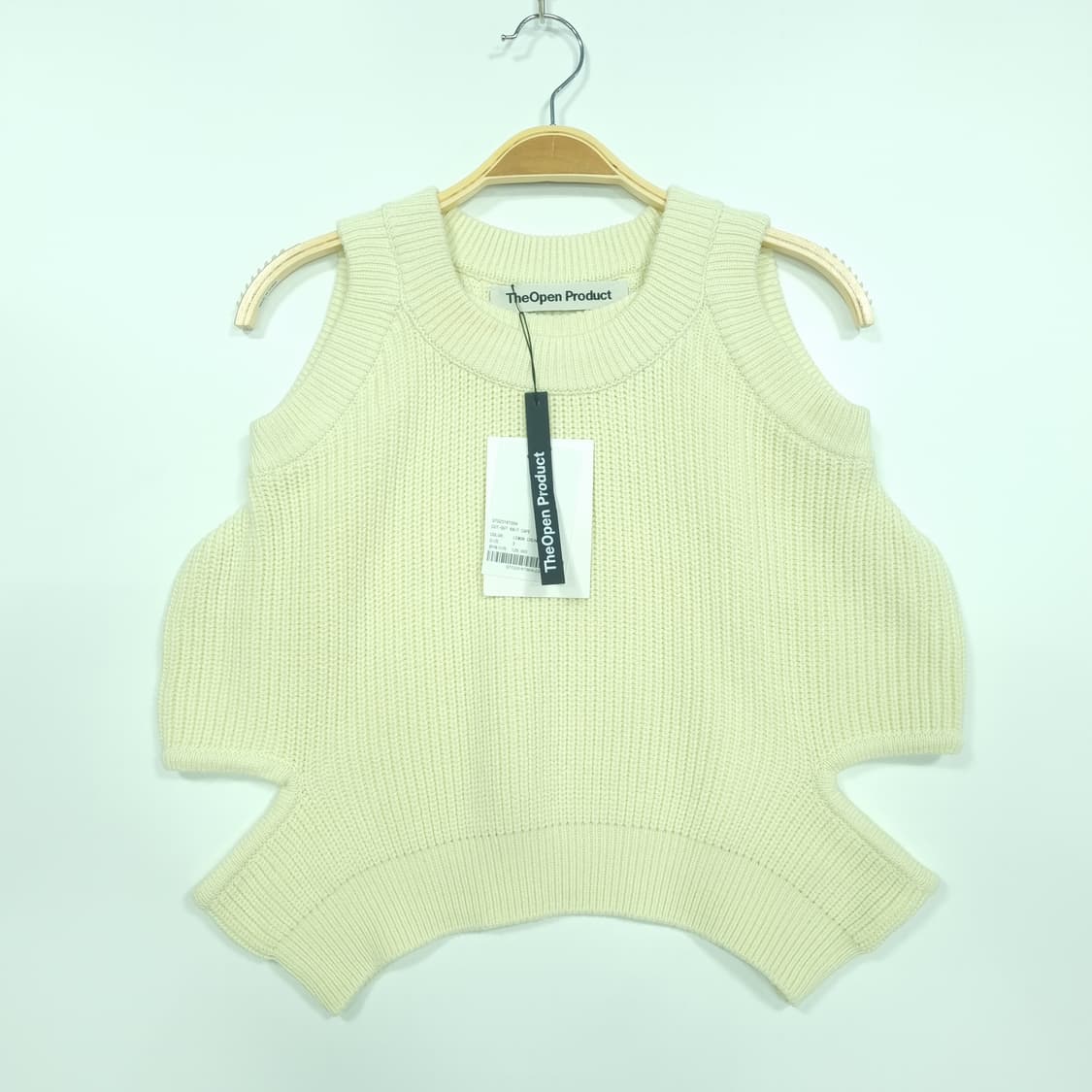 TheOpen Product 더오픈프로덕트 컷아웃 니트 케이프 상품이미지3