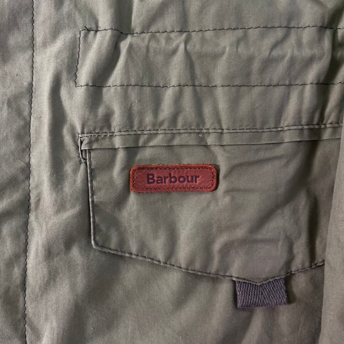 100 바버 23ss 올리브 샌더링 캐주얼 자켓 상품이미지6