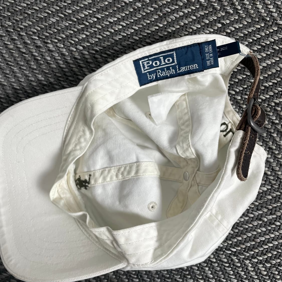 폴로 랄프로렌 포니 가죽 스트랩 볼캡y 3235 상품이미지5