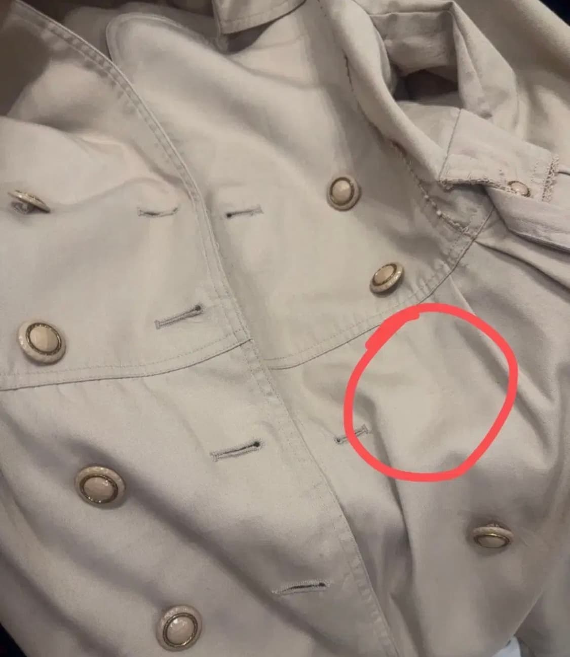 axes femme 엑시즈팜 라떼갸루 프릴 리본 트렌치 코트  상품이미지3