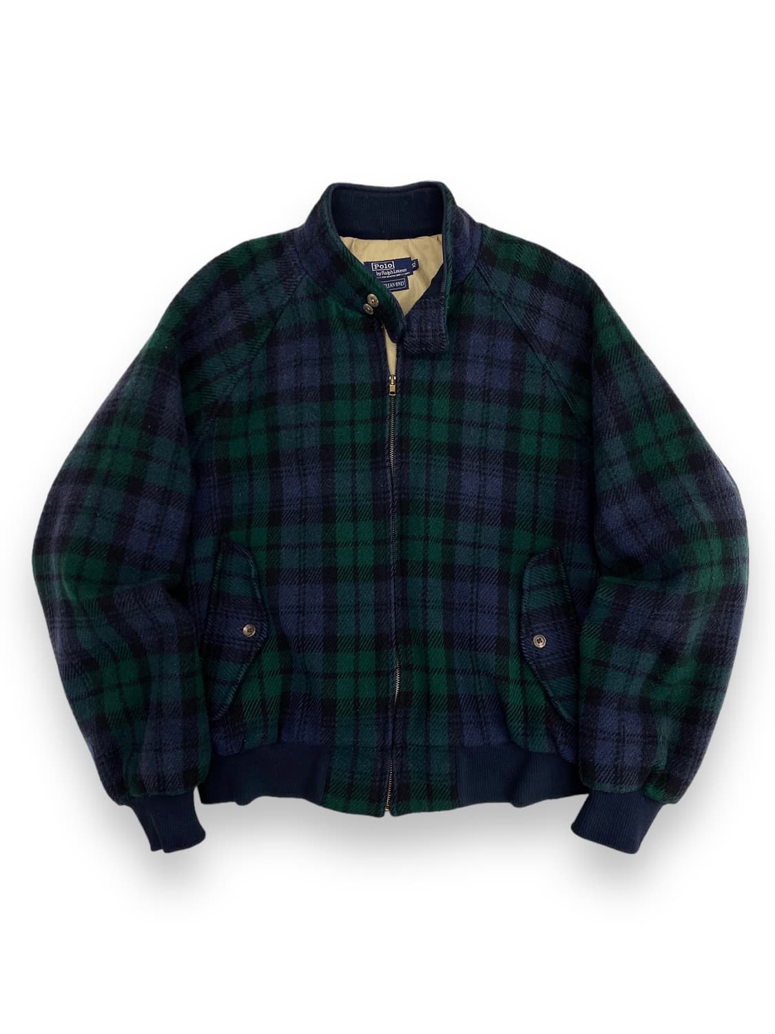 (110) 80s 폴로 블랙와치 울 헤링턴 자켓 상품이미지1