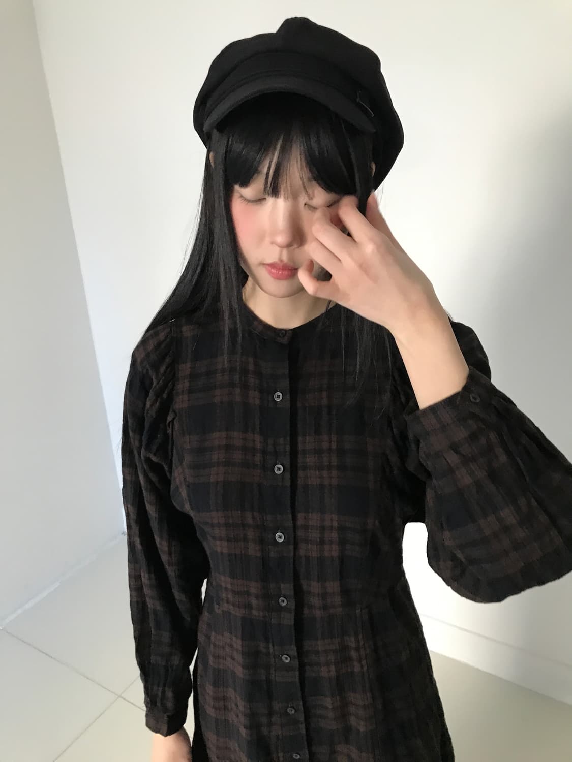 Check shirts dress 상품이미지8