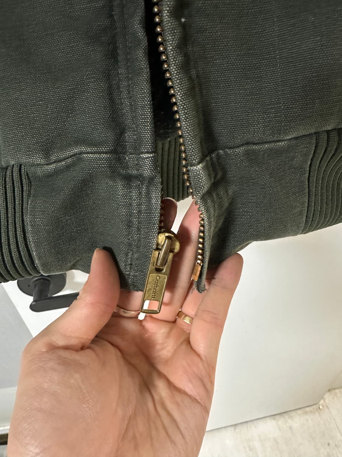 칼하트 액티브자켓 j130 moss xl 상품이미지6