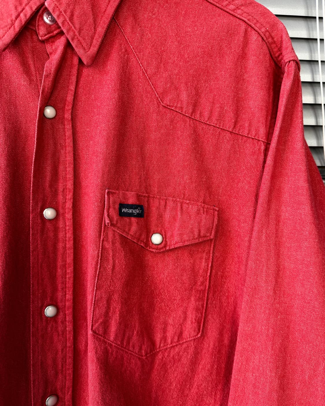 Wrangler 80-90s USA x-long tails 웨스턴 셔츠 상품이미지4