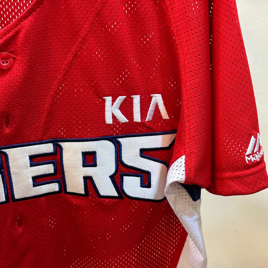 마제스틱 KIA 타이거즈 야구 유니폼 레드 95 상품이미지3