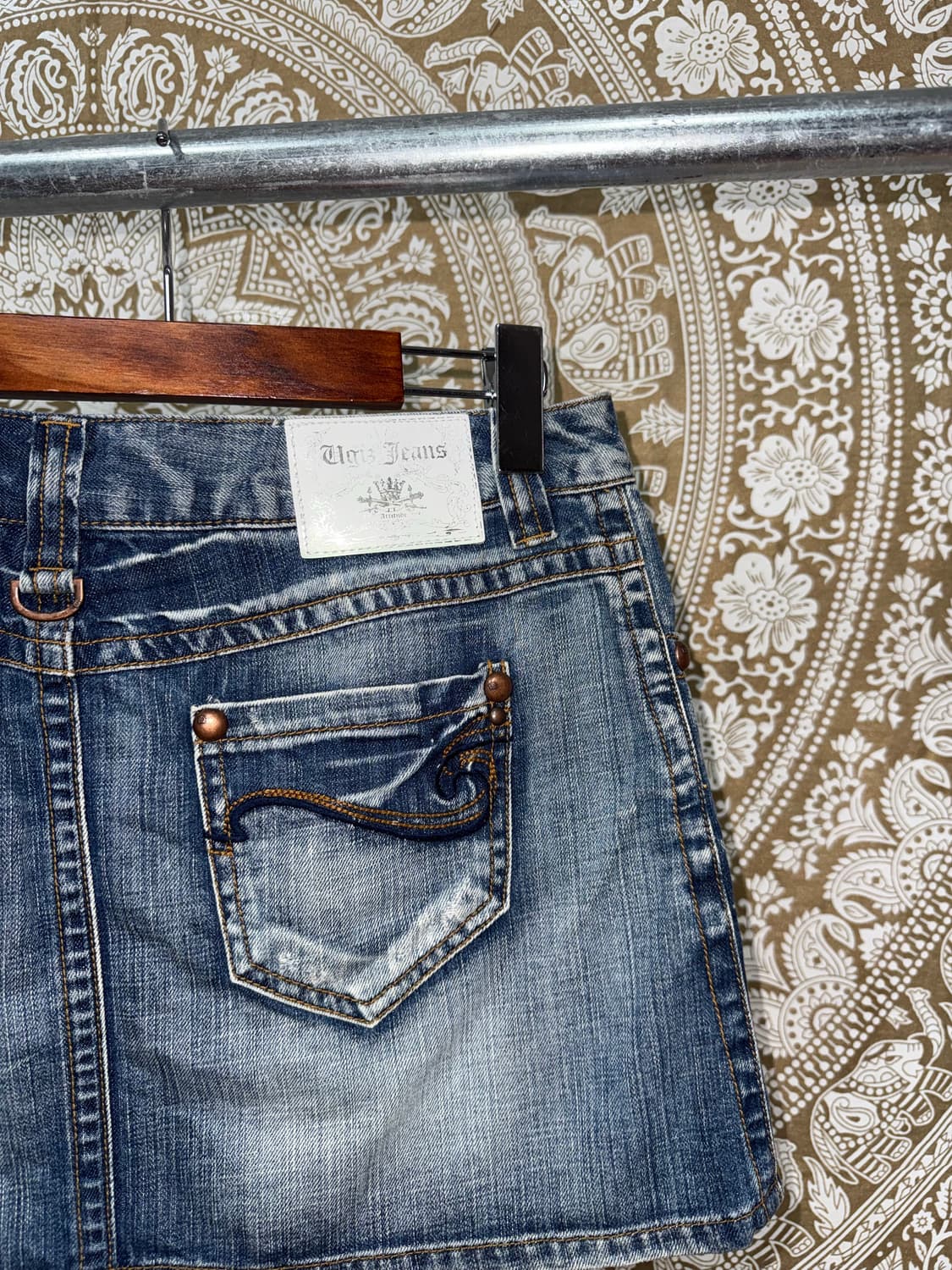 Ugiz 지퍼 디테일 데님 미니스커트 상품이미지6