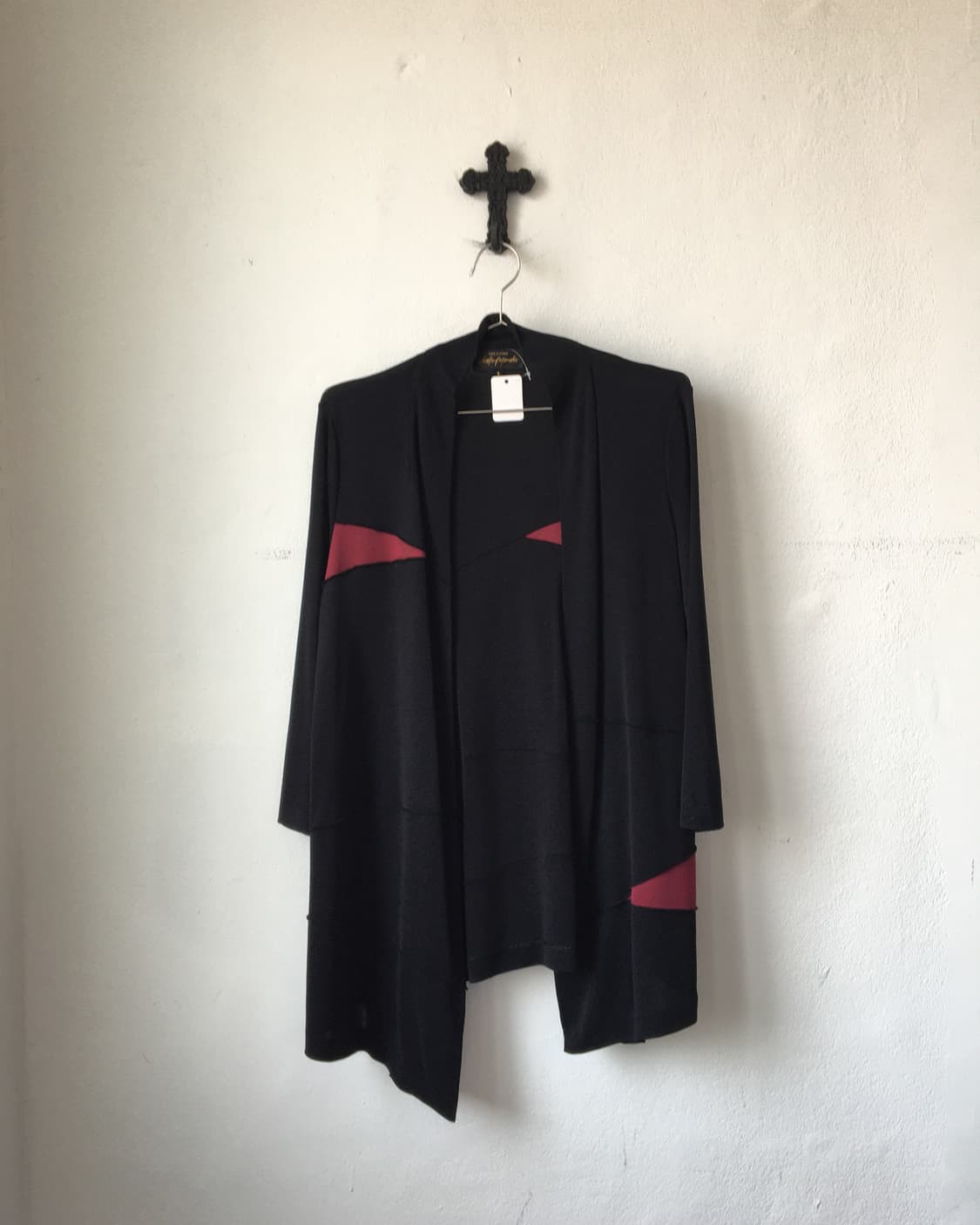 Line detail open cardigan 상품이미지1