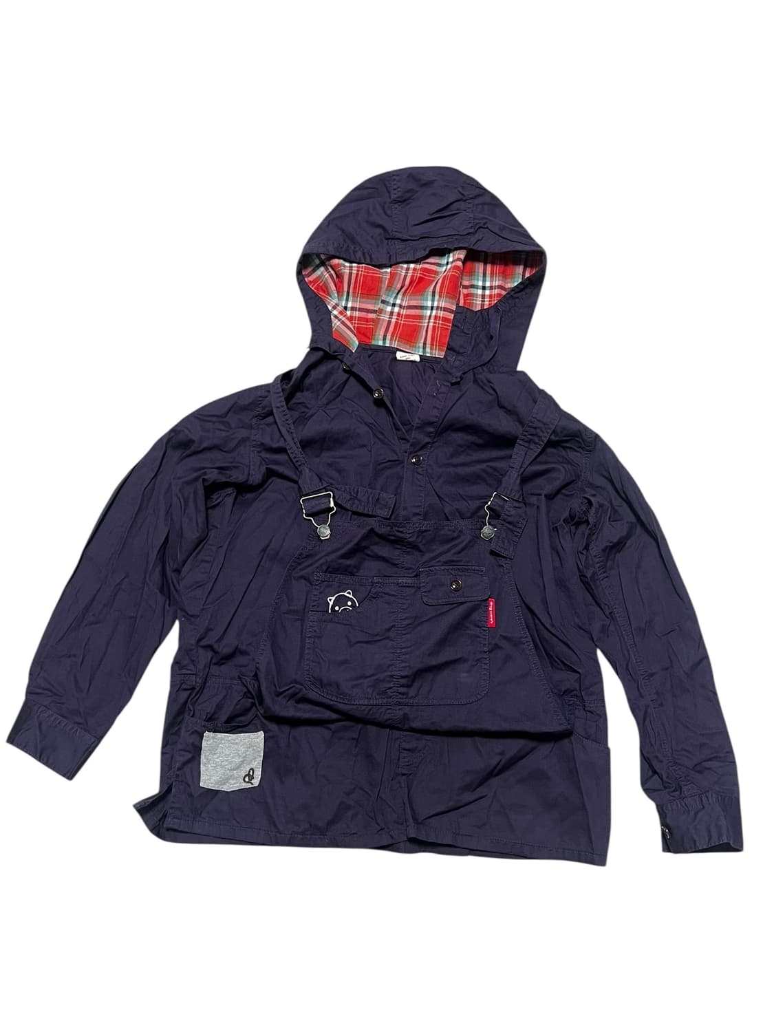 피그 멜빵 후드 상품이미지3